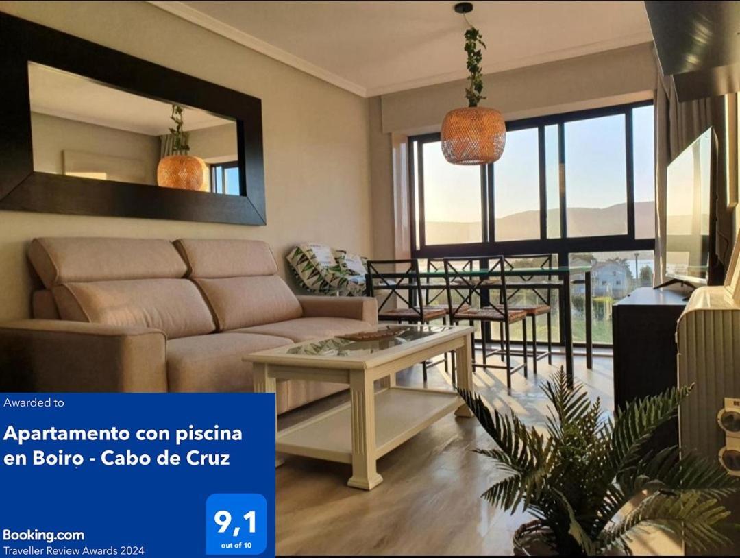 Apartamento Con Piscina En Boiro - Cabo De Cruz Luaran gambar